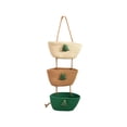 thumbnail image 1 of SLYNSHome Over the Door Hanging Basket,3-Tier Woven Cotton Wall-Mounted Storage Organizer Bag Decorative Hanging Kitchen Baskets, 1 of 6