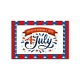 thumbnail image 1 of SLYNSHome Patriotic Door Mat 4th of July Decorations for Home,Memorial Day Floor Mat Independence Day American Flag Red White Blue Mat, 1 of 7