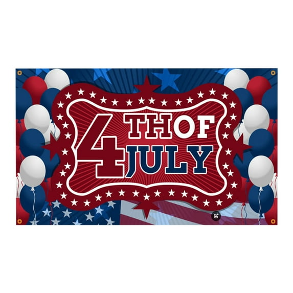 SLYNSHome Patriotic Party Background Decorations,4th of July American Flag Red White Blue Backdrop Independence Day Memorial Day for Photo Booth Birthday Party