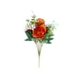 thumbnail image 1 of SLYNSHome Peonies Artificial Flowers Vintage Faux Peony Bouquet Fake Flower for Vase Floral Arrangements for Table Centerpiece Wedding Decoration - Orange, 1 of 6