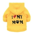 thumbnail image 1 of SLYNSHome Pet Dog Hoodies Dog Clothes for Small Dogs Vest Chihuahua Clothes Warm Coat Jacket Autumn Puppy Outfits Cats Dogs Clothing - Yellow - M, 1 of 5