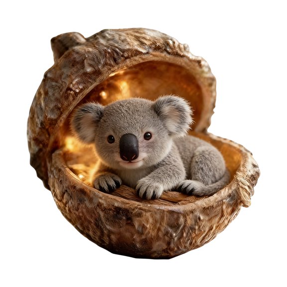 SLYNSHome Pine Cone Animal Hanging Ornaments Tree Decor 2D Acrylic Forest Animal DIY Crafts Festive Pendants for Home Party Decor