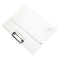 thumbnail image 1 of SLYNSHome Plastic Clipboard Folder,A3 9.5x12.4 inch Foldable Binder Clipboards with Pen Holder File Cover Work Folder Clipboards Office Supplies - White, 1 of 7