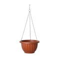 thumbnail image 1 of SLYNSHome Plastic Hanging Flower Pot Basket, Suspended Planter with Metal Chain, for Indoor Outdoor Green Plants and Flowers, Home Garden Decor, 1 of 7