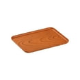 thumbnail image 1 of SLYNSHome Plastic Serving Tray,Non-Slip Tea Coffee Snack Plate Food Meals Serving Tray with Raised Edges for Home Kitchen Restaurant - Brown - M, 1 of 6