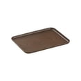 thumbnail image 1 of SLYNSHome Plastic Serving Tray,Non-Slip Tea Coffee Snack Plate Food Meals Serving Tray with Raised Edges for Home Kitchen Restaurant - Coffee - M, 1 of 6