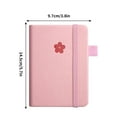 thumbnail image 1 of SLYNSHome Pocket Small Notebook Journals for Women Men,Mini Notebooks for Work Travel,3.8x5.7 inch Small Pocket Notepad Little Cute Notebook for Note Taking - Pink, 1 of 7