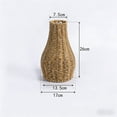 thumbnail image 1 of SLYNSHome Rattan Vase Hand Woven Vases Decor Rustic Farmhouse Round Wicker Vase Basket for Centerpieces, 1 of 4