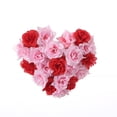 thumbnail image 1 of SLYNSHome Rose Heart Wreath Valentines's Day Decorations,Artificial Rose Wreath for Front Door Anniversary Wedding Dinner Decor Valentines Gifts for Women, 1 of 8
