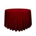 thumbnail image 1 of SLYNSHome Round Satin Tablecloth,Wine Premium Silk Like Fabric Table Cover, Wrinkle Resistant Waterproof Table Cloth for Wedding Banquet Party Home Dining Decor, 1 of 6
