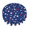 thumbnail image 1 of SLYNSHome Round Tablecloth 250th Anniversary Decor 4th of July American Independence Day Table Cover Patriotic Memorial Day Waterproof Table Cloth for Kitchen, 1 of 6