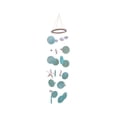 thumbnail image 1 of SLYNSHome Sea Glass Wind Chimes for Outside Blue Stained Glass Ocean Wind Chime for Patio, Outdoor,Garden,Yard,Coastal,Window,Home Decor or Gifts for Women, 1 of 7