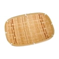 thumbnail image 1 of SLYNSHome Serving Tray Handwoven Bamboo Round Storage Basket, Natural Woven Fruit Bread Snack Holder for Kitchen Table Counter Farmhouse Home Decor, 1 of 6