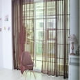 thumbnail image 1 of SLYNSHome Sheer Curtains 79 inch,Brown Curtain Window for Young Girl Bedroom Decoration, 1 of 2