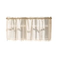 thumbnail image 1 of SLYNSHome Sheer Valances for Windows,Short Curtains for Kitchen Rod Pocket Small Curtains for Living Room Bedroom Basement, 1 of 7
