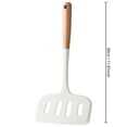 thumbnail image 1 of SLYNSHome Silicone Pancake Spatula Turner with Lengthened Handle,White Heat Resistant Slotted Flipper for Nonstick Cookware Kitchen Utensils, 1 of 4