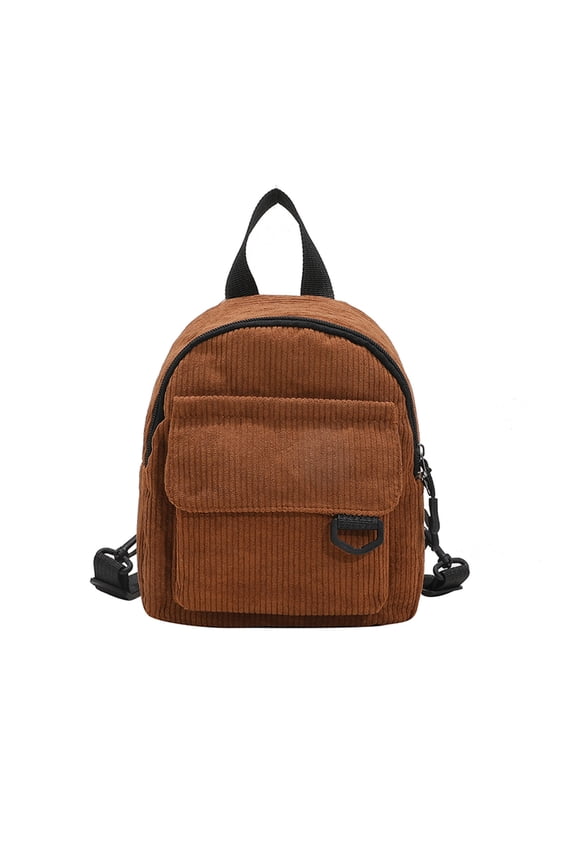Small Backpack Purse for Women Cute Mini Backpack Purse Aesthetic Backpack Mini Bookbag Purse for Travel Camping Hiking - Coffee