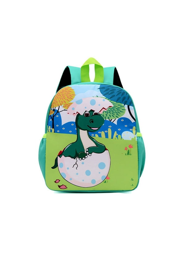 Small Backpack for Men,Mini Cute Backpack with Dinosaur Printing for Picnic Travel - Green