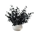 thumbnail image 1 of SLYNSHome Small Fake Plants Eucalyptus Potted Black Artificial Plants for Shelf Desk Home Bathroom Farmhouse Room Coffee Table Decor, 1 of 7