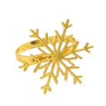 thumbnail image 1 of SLYNSHome Snowflake Metal Napkin Rings, Rhinestone Winter Table Napkin Holders, Gold And Silver Holiday Dinner Table Decor Accessories, 1 of 6