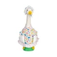 thumbnail image 1 of SLYNSHome Spring Goose Outfit Butterfly Dress Cement Plastic Goose Statue for Summer Outdoor Garden Yard Patio Lawn Decor, 1 of 9