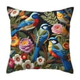 thumbnail image 1 of SLYNSHome Spring Throw Pillow Caes 18x18 inch,Village Birds Flower Plant Pillows Covers Farmhouse Seasonal Decorative Cushion Covers for Home Sofa Bed Couch, 1 of 7