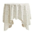 thumbnail image 1 of SLYNSHome Square Small Table Cloth,Flower Printed Tablecloth for Round Coffee Table, 1 of 6