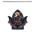 thumbnail image 1 of SLYNSHome Stained Glass Style Acrylic Bat Hanging Ornament, 2D Spooky Bat Window Wall Sign For Front Door Porch Indoor Halloween Haunted House Party Room Atmosphere Decor, 1 of 6