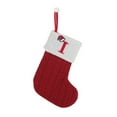 thumbnail image 1 of SLYNSHome Stockings Christmas Tree Ornament with Letters,Cute 7.8Inch Knitted Christmas Tree Hanging Stuffed Gift Stockings Bag Xmas Stockings for Kids,Family Holiday Party Decoration (), 1 of 8