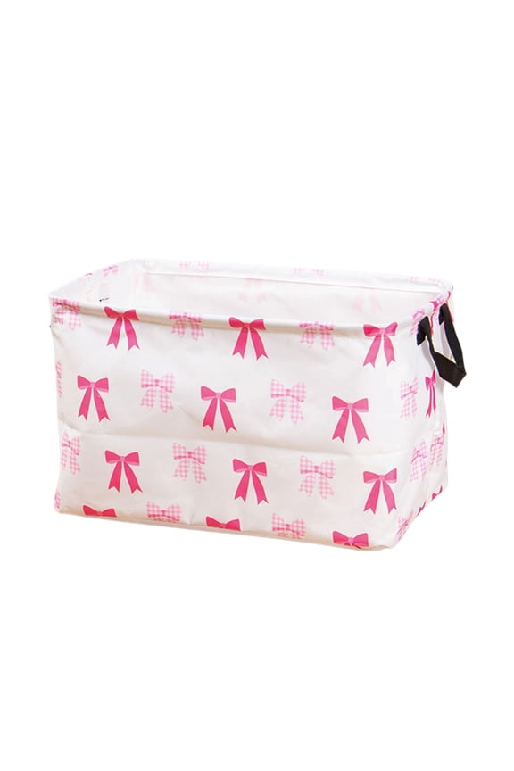 Storage Basket Waterproof Canvas Toy Storage Bin Collapsible Outdoor Basket with Handles for Closets,Bedrooms,Gifts Baskets