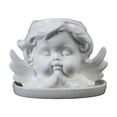 thumbnail image 1 of SLYNSHome Succulent Flower Pot Cute Figure Angel Planter White Ceramic Plant Pots with Drainage & Tray for Home Desk Office Garden Decoration, 1 of 8