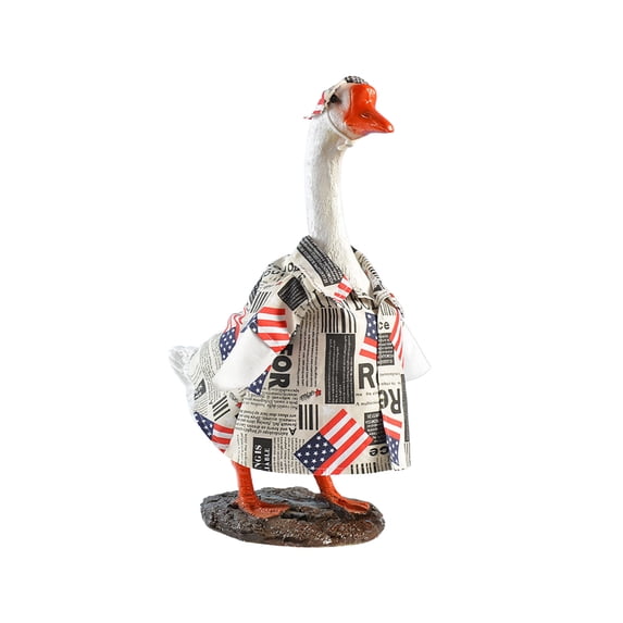 SLYNSHome Summer Goose Outfit Lawn and Porch Costume for 23 Inch Plastic Goose Sea Beach Goose Clothing for Lawn and Porch Decor