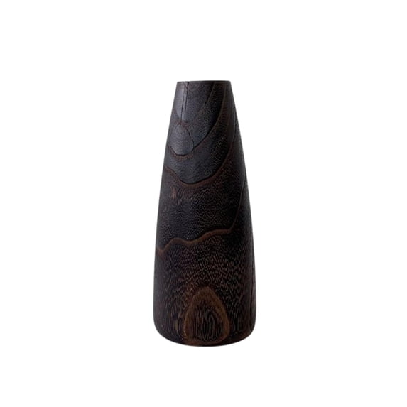 SLYNSHome Tall Wood Vases Ideal Gift for Floral Arrangements Wedding and Use for Home Office Decor Fireplace Brown Vases