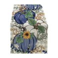 thumbnail image 1 of SLYNSHome Thanksgiving Pumpkin Table Runner, Fall Botanical Print Table Flag, Harvest Holiday Tablecloth for Dining Room Kitchen Home Party Decor, 1 of 6