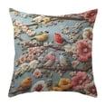 thumbnail image 1 of SLYNSHome Throw Pillow Cover 18x18 Inch,Spring Summer Decorative Pillow Cover for Living Room Couch Sofa Bed Bird Cushion Pillowcase, 1 of 6