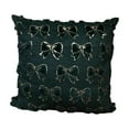 thumbnail image 1 of SLYNSHome Throw Pillow Covers 18 x 18 Inch,Gold Foil Print Bow Design,Green Glitter Bowknot Cushion Case Luxury Decoration for Sofa Couch Home, 1 of 7