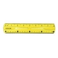thumbnail image 1 of SLYNSHome Transparent Ruler Color Plastic Rulers 8 inch Ruler with Centimeters,Millimeter and Inches Office Supplies - Yellow, 1 of 4