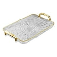 thumbnail image 1 of SLYNSHome Tray with Large Handles,Plastic Serving Tray Clear Decorative Serving Trays Platter for Breakfast in Bed, Lunch, Dinner, Appetizers, Patio, 1 of 7
