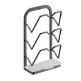 thumbnail image 1 of SLYNSHome Wall Mounted Pot Lid Rack,Gray Door Mounted Pot Cover Rack Cabinet Pot Lid Organizer Pot Cover Support for Kitchen - L, 1 of 7