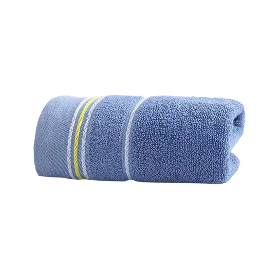 SLYNSHome Washcloths for Bathroom,Extra Soft Cotton Wash Cloth 13x29 inch Soft and Absorbent Towels Blue