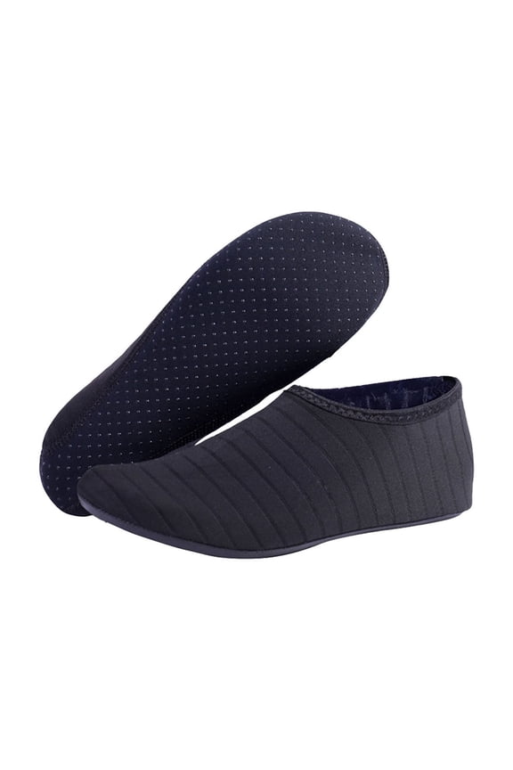 Water Shoes for Women Men Black Quick-Dry Aqua Socks Barefoot Non Slip for Beach Swim River Pool Lake Surf - 34-35