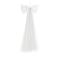thumbnail image 1 of SLYNSHome Wedding Chair Bows with Long Tulle Tails Church Chair Aisle Decorations Big Bows for Bridal Shower Reception Birthday Anniversary, 1 of 9