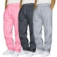 thumbnail image 1 of SLdy 3 Pcs Men's Lightweight Sweatpants For Running Jogging Gym Workout Breathable Athletic Wear, Pink XXXL, 1 of 3
