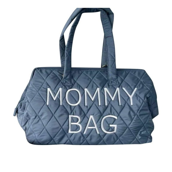 SLyTesha Water-Resistant Diaper Bag Tote, Hospital Bag, Mommy Bag, Blue