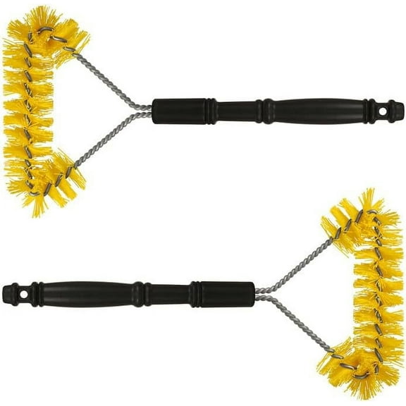 SM Arnold Long Reach Carpet Brush, 2-Pack  Deep Clean Automotive Carpets & Mats, Ergonomic Design, Sturdy Bristles | For Car Interiors, Pro Grade Vehicle Care | Easy Grip Handle, 14.56"x7.87"x1.5"