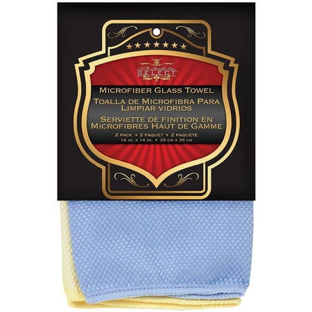 SM Arnold SMA-25-862 Microfiber Glass Towel - Pack of 2