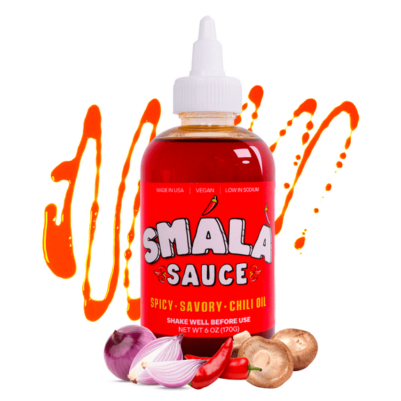 SMÁLÀ Sauce Chili Oil - Tingly, Savory, Spicy - Dumplings, Pizza, Noodles, Pasta