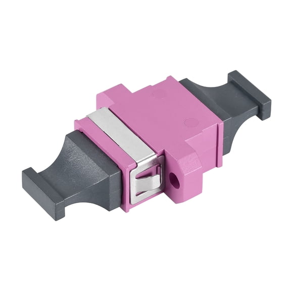 SM/MM MPO Fiber Optic Connector, Quick Optical Adapter for OM4 MPO/MTP Red 44x25x10mm