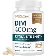DIM Supplement 400MG Extra Strength for Men & Women | Diindolylmethane for Estrogen Metabolism | 90 Ct