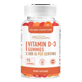 SM Nutrition Vitamin D3 2000 IU Gummies Bone, Mood, and Immunity